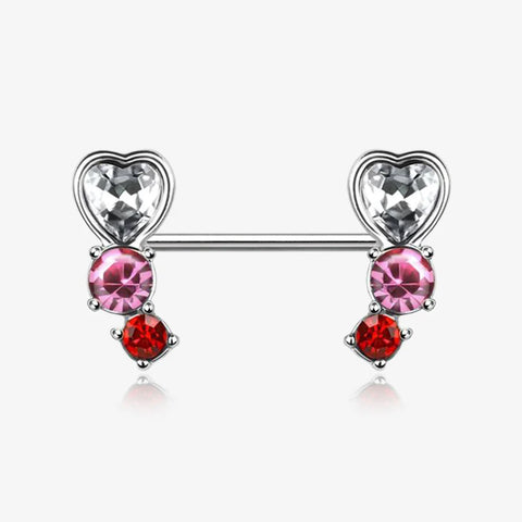 heart shaped valentines day body jewelry