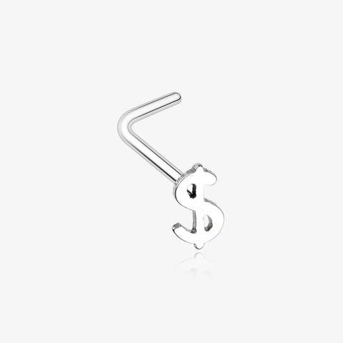 Dollar sign design nose stud body piercing jewelry from bm25