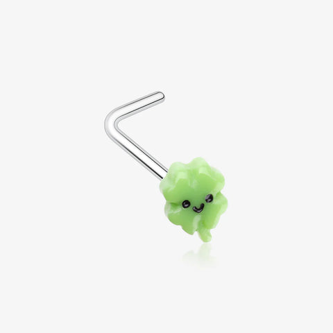 Lucky Kawaii Shamrock Nose stud from bm25.com