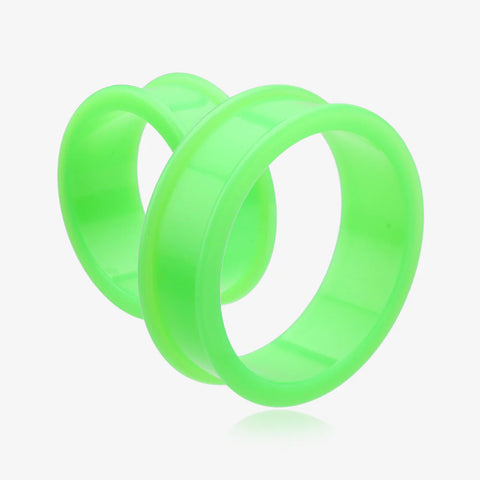 Green Silicone piercing gauges from bm25.com