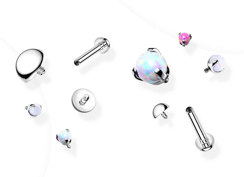 Internally threaded barbells and labret body jewelry from bm25.com