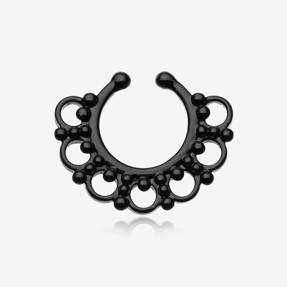 Colorline Majestic Filigree Fake Septum Clip-On Ring