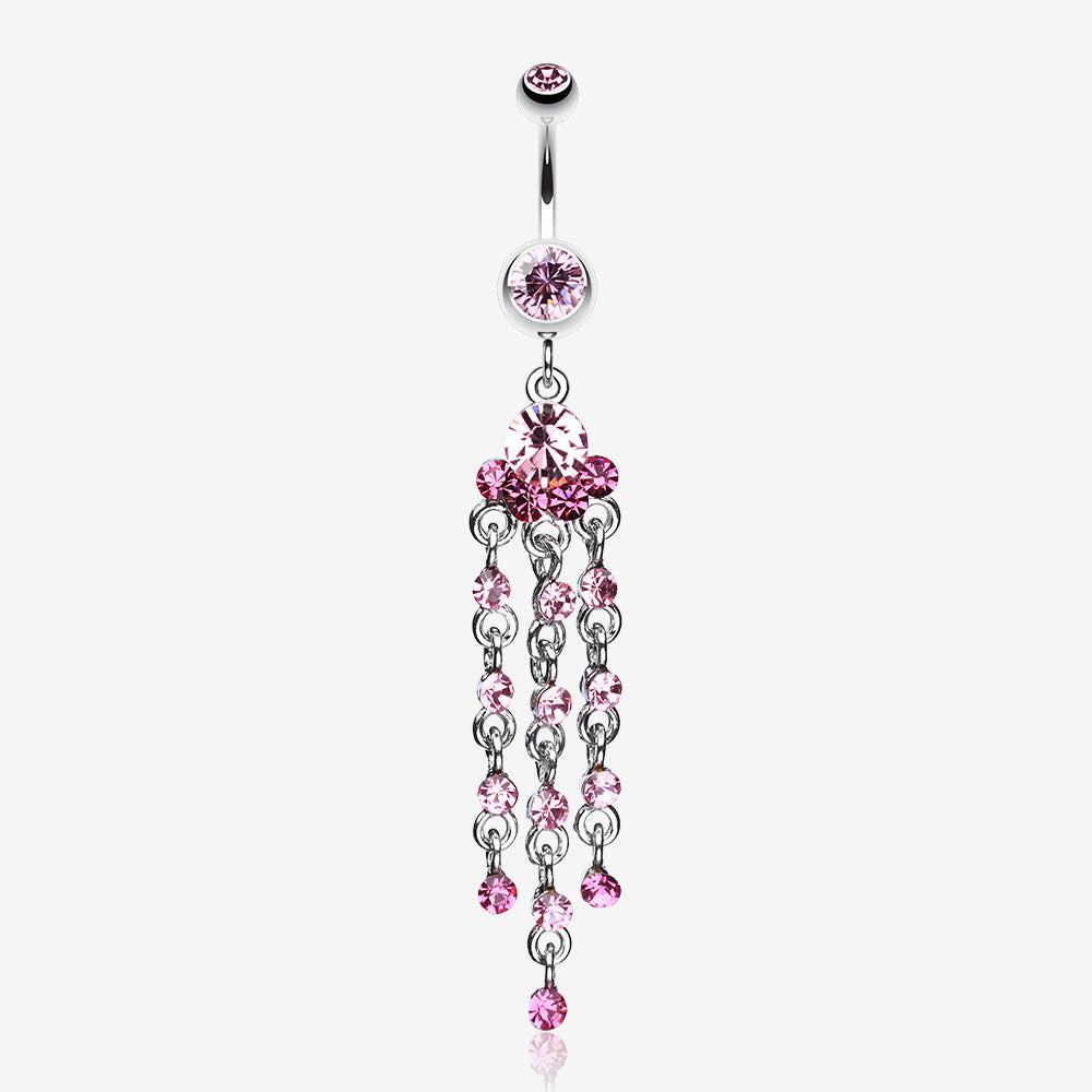 Shimmering Chandelier Belly Ring