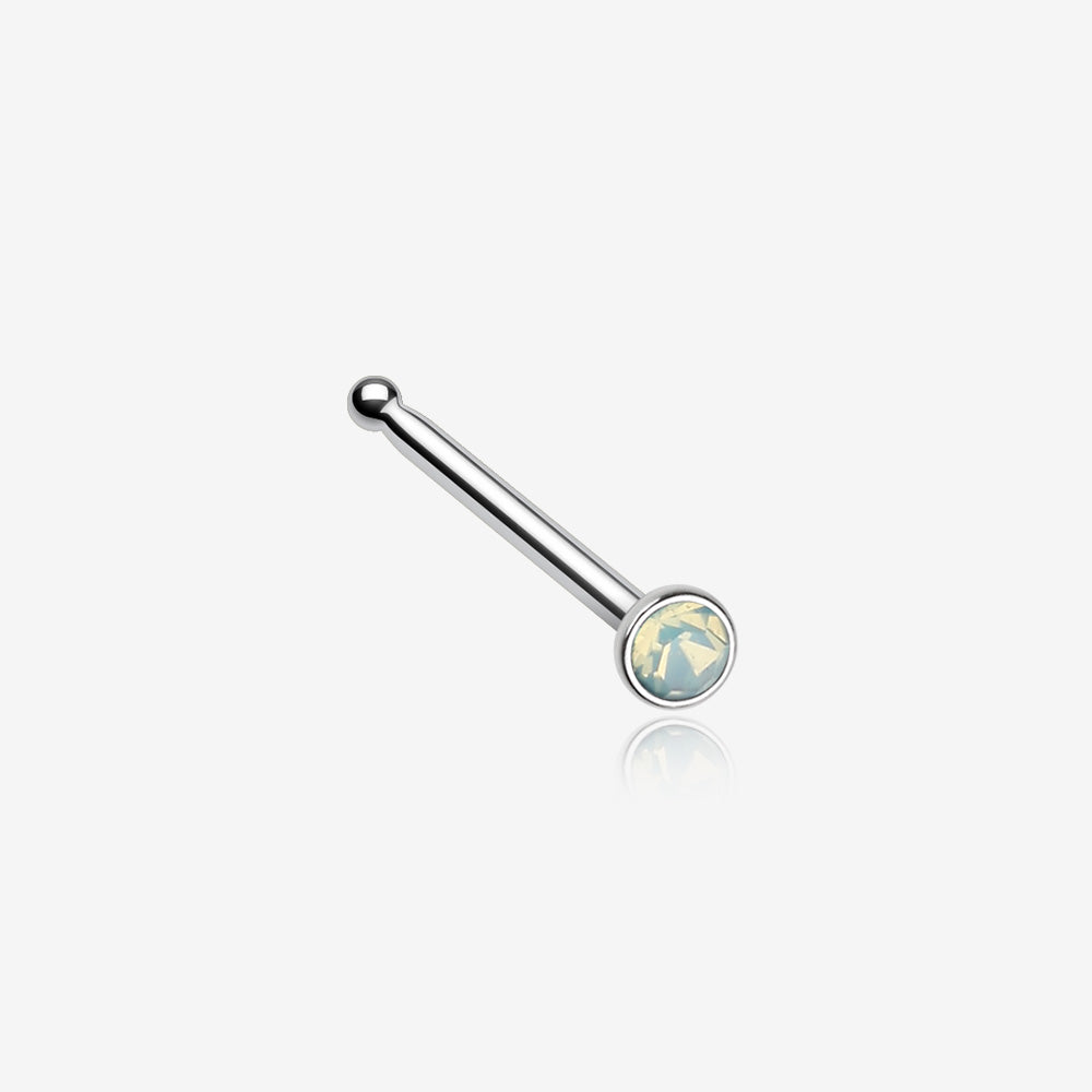 Opalite Gem Sparkle Nose Stud Ring