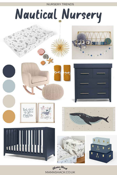 Nautical Nursery Mood Board