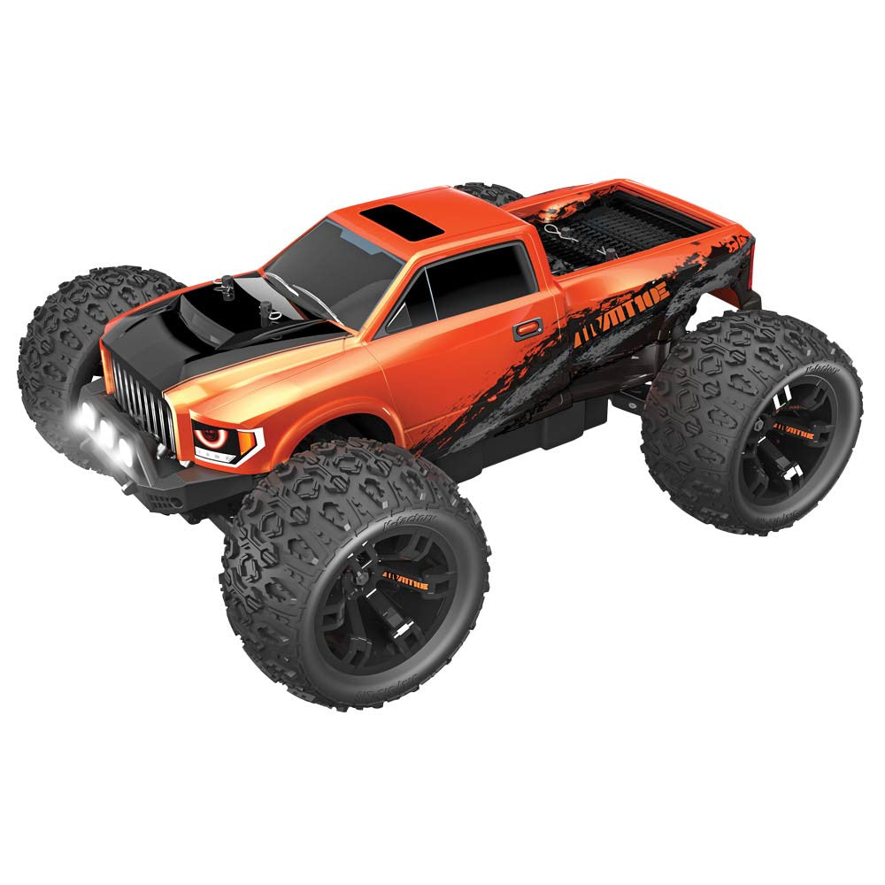 orange rc truck