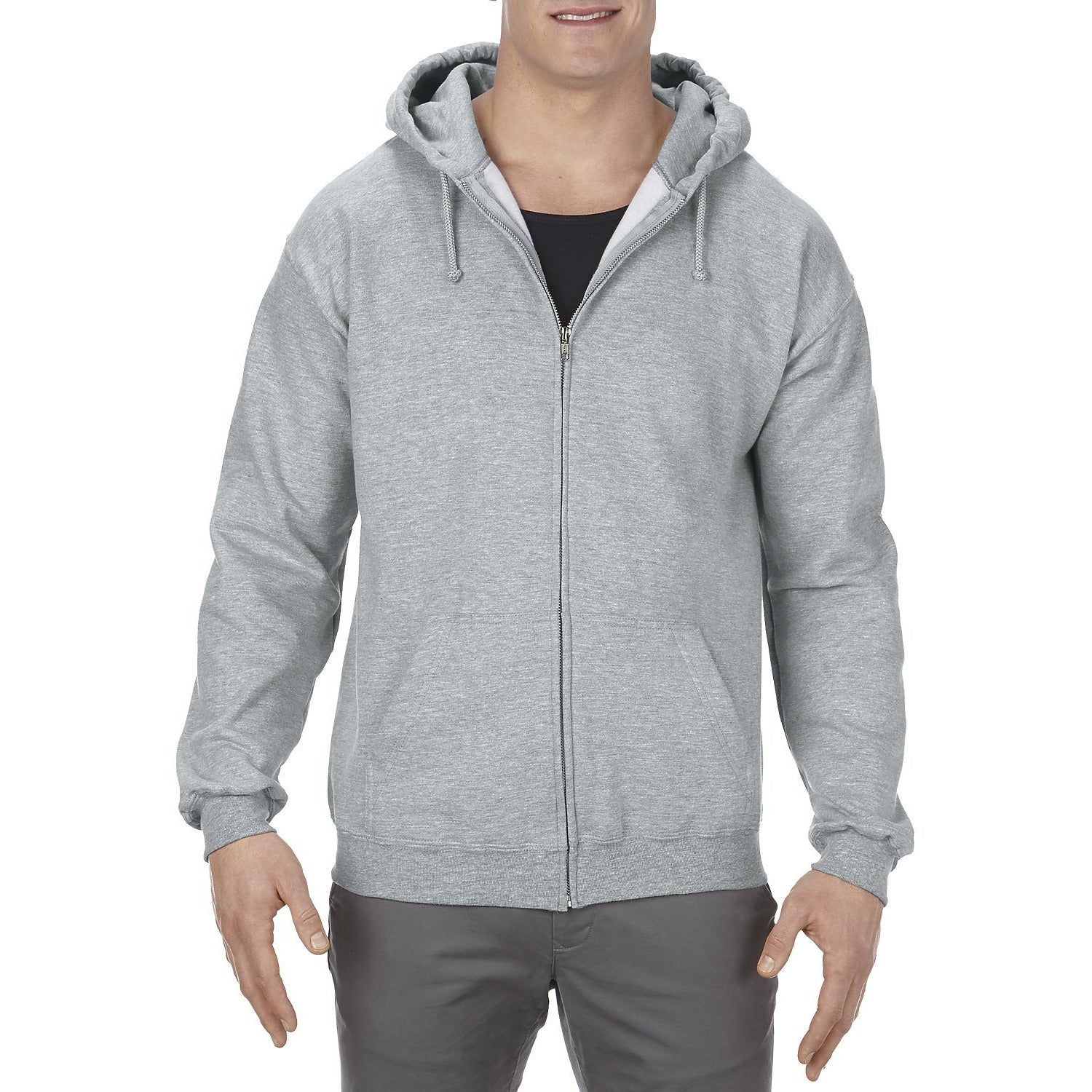 Download Alstyle Adult Full-Zip Hoodie - B&H Canvas