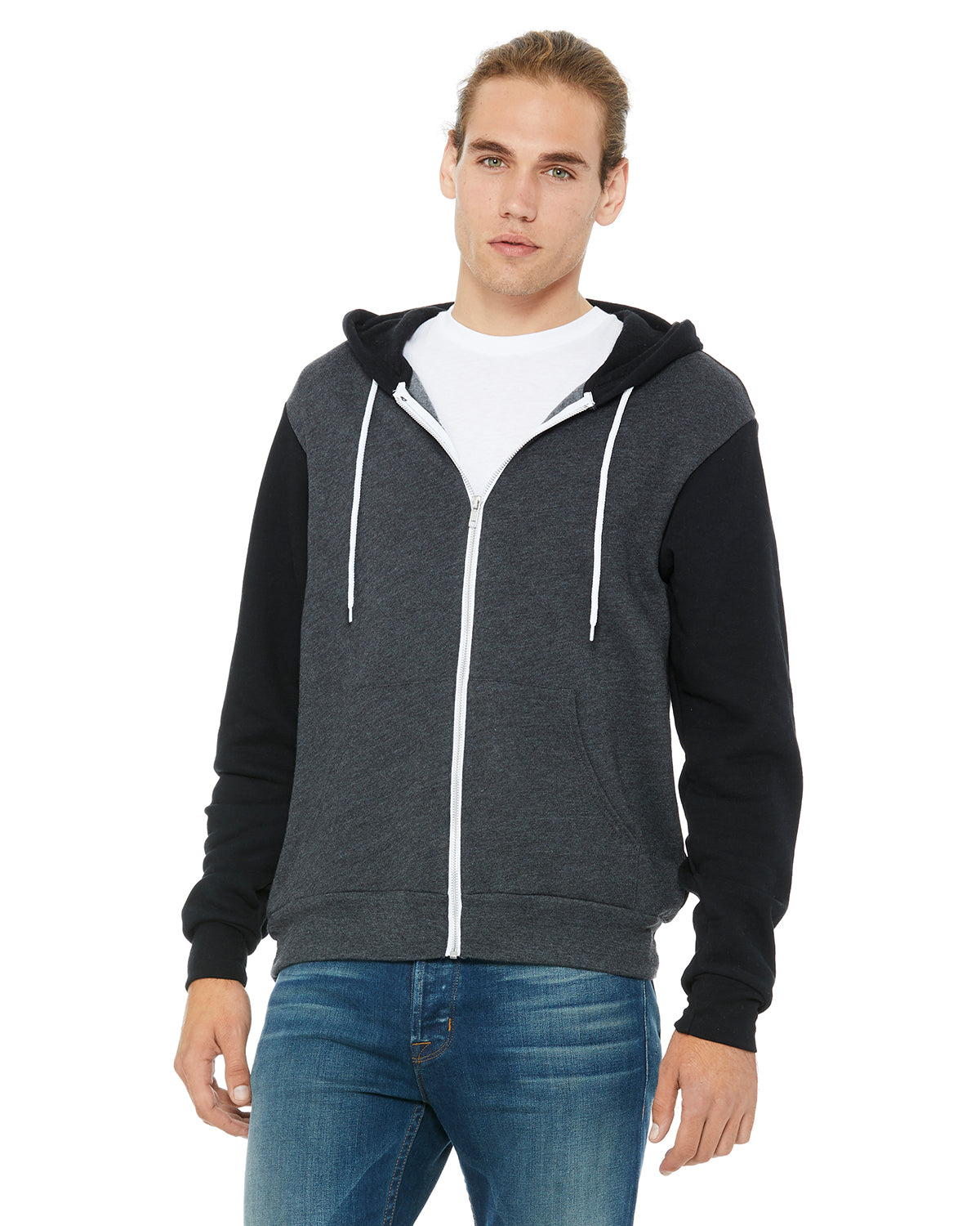 Bella+Canvas® Unisex Poly-Cotton Fleece Full-Zip Hoodie 3739 – B&H Canvas