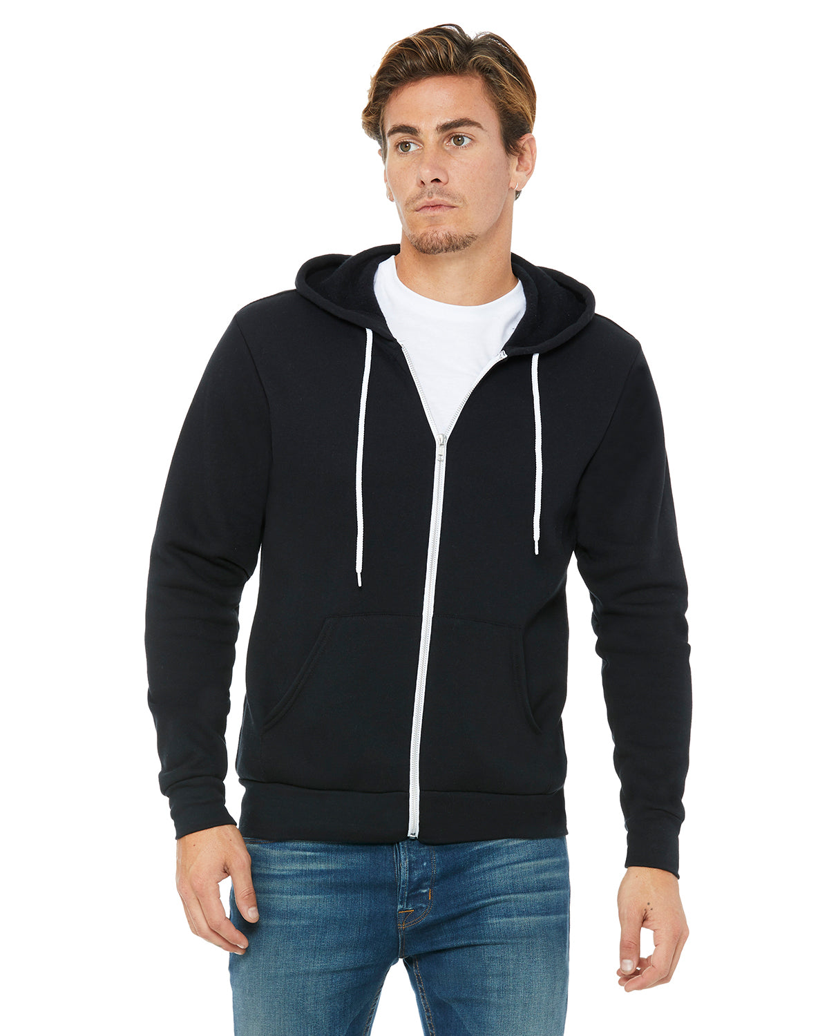 Bella+Canvas® Unisex Poly-Cotton Fleece Full-Zip Hoodie 3739 – B&H Canvas