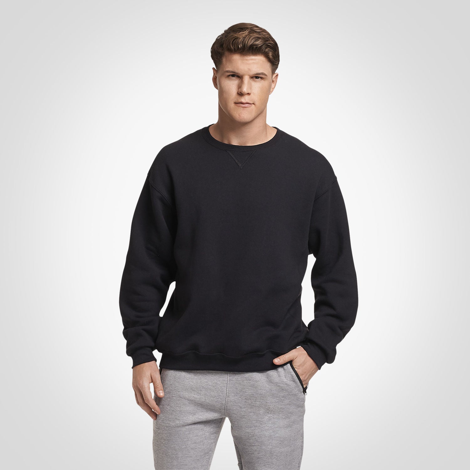 russell athletic fleece crew sweatshirt