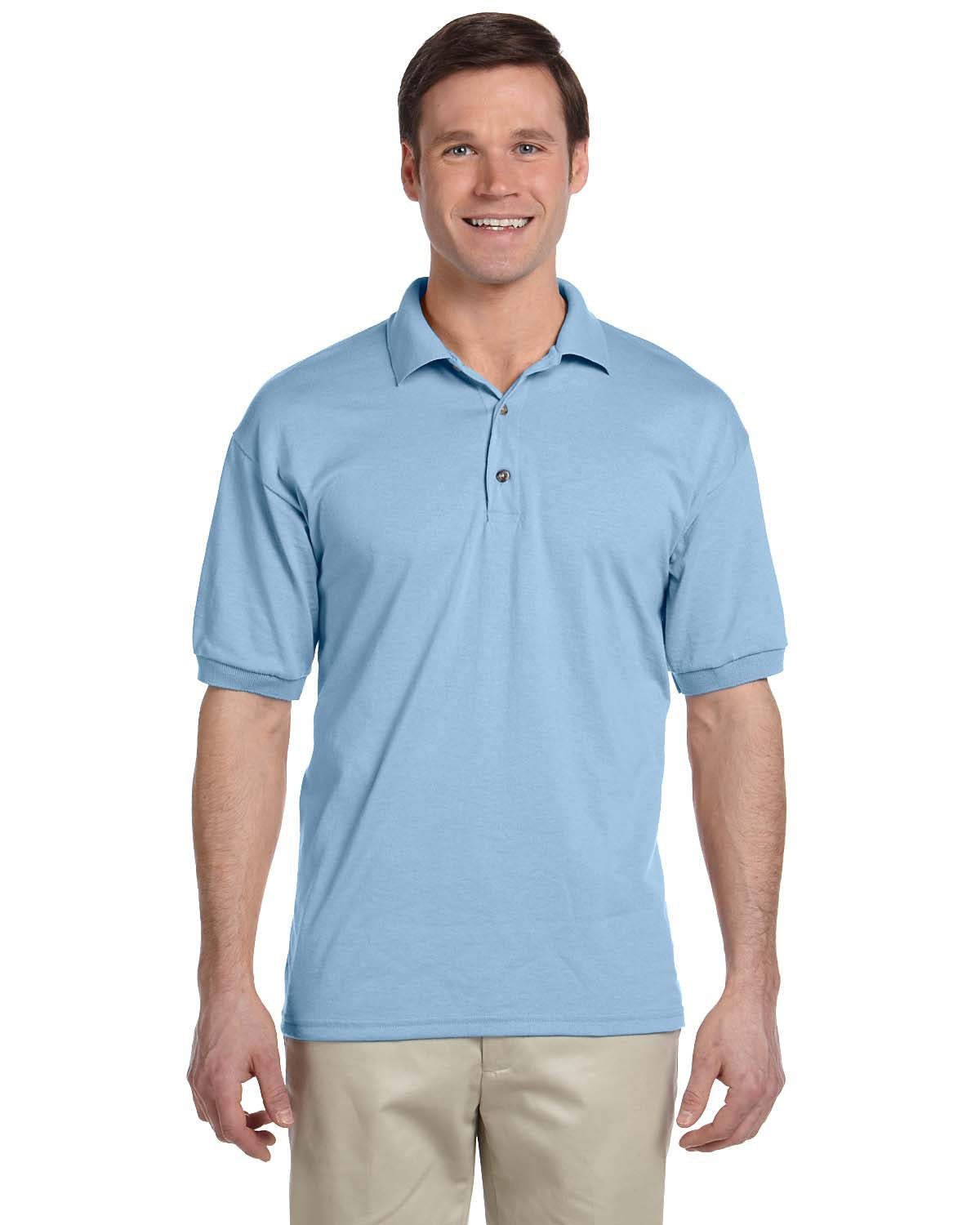 gildan dryblend jersey knit polo