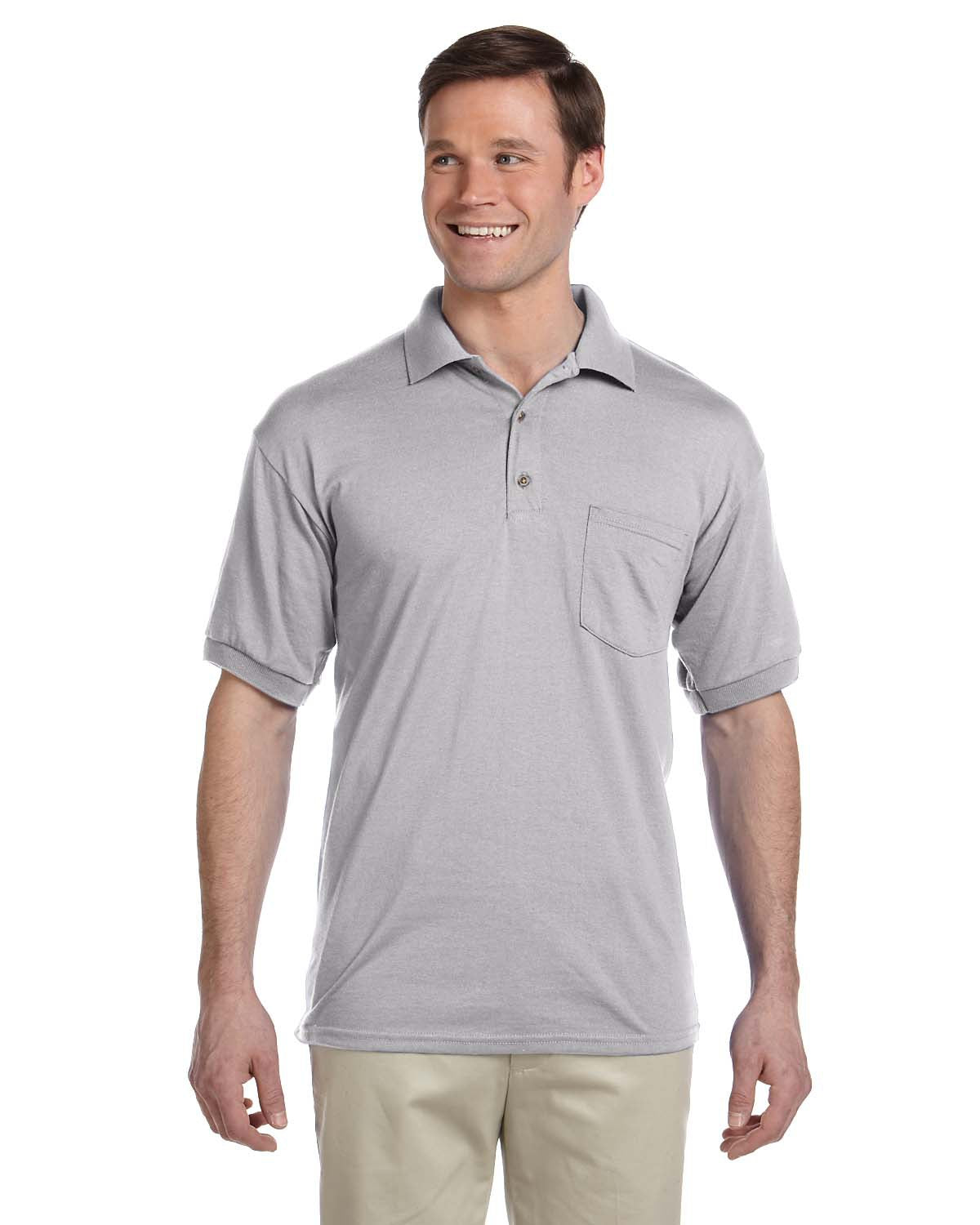 gildan dryblend jersey knit polo