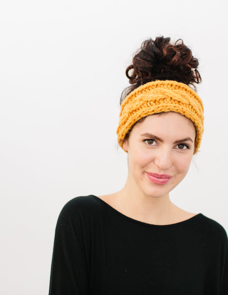 Knitting Pattern / Odette Cabled Headband
