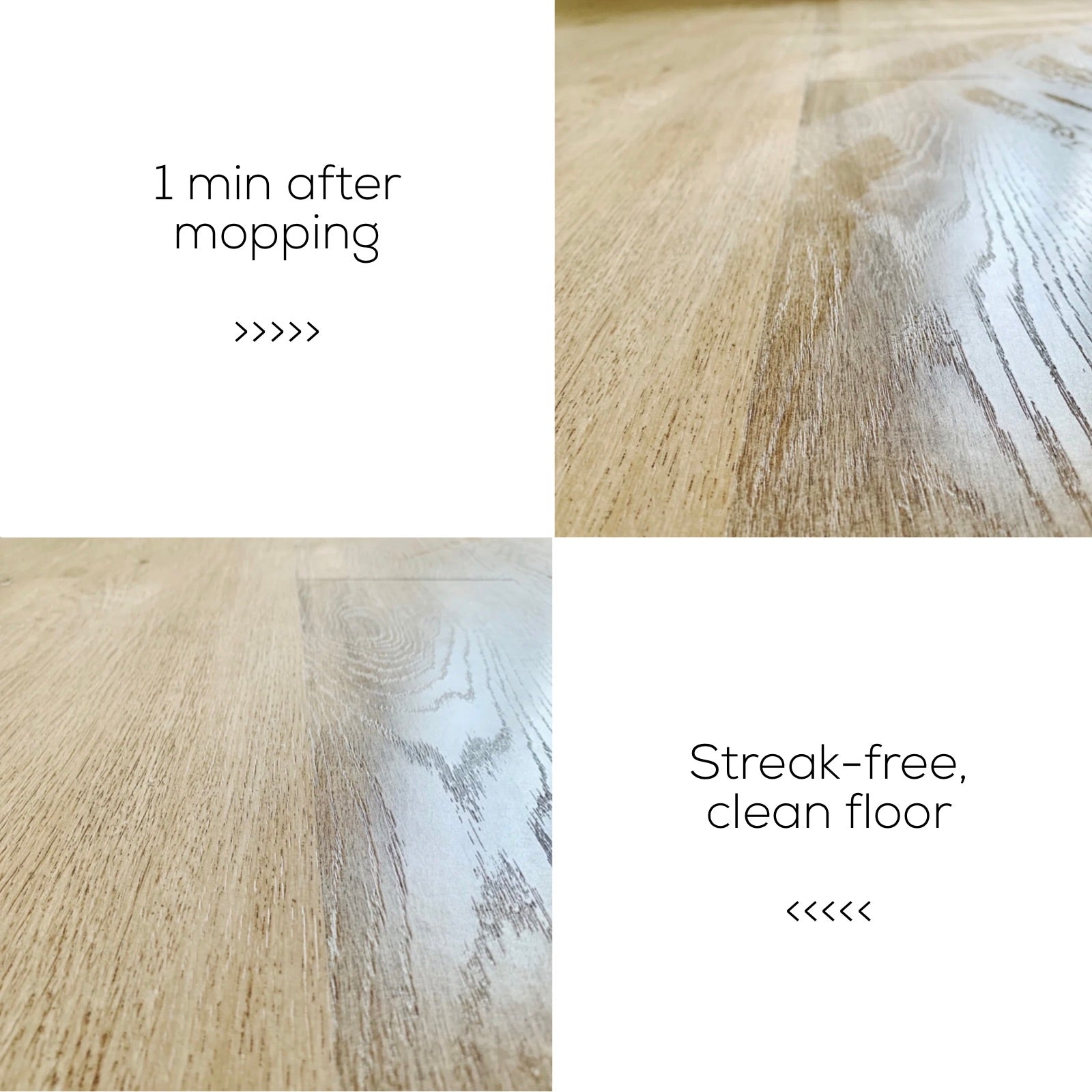 Air dry floor with Soapnut Republic Floor Cleaner