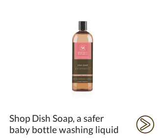 Safer baby bottle washing liquid - Soapnut Republic Dish Soap