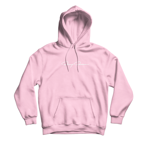 large pink hoodie