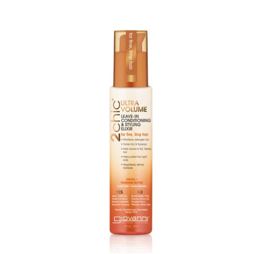 GIOVANNI Organic Styling Mousse - 2chic Ultra-Volume (Fine, Limp Hair) —  Australian Organic Products