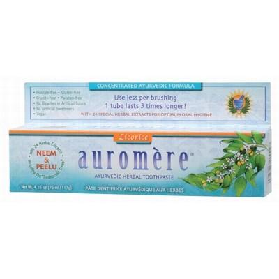 auromere licorice toothpaste