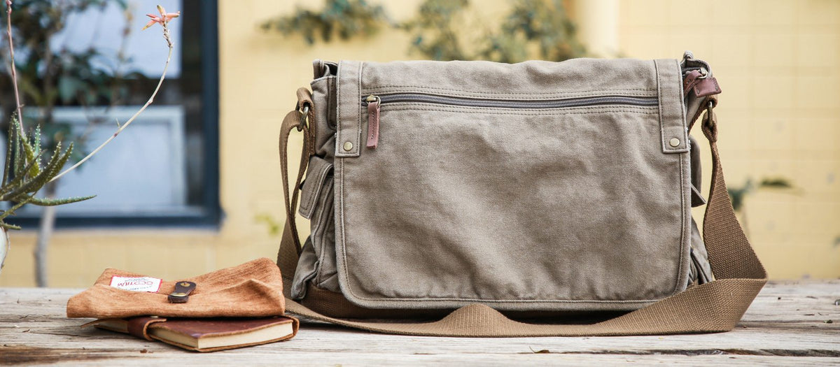 Canvas Messenger Bags #30622 - Gootium