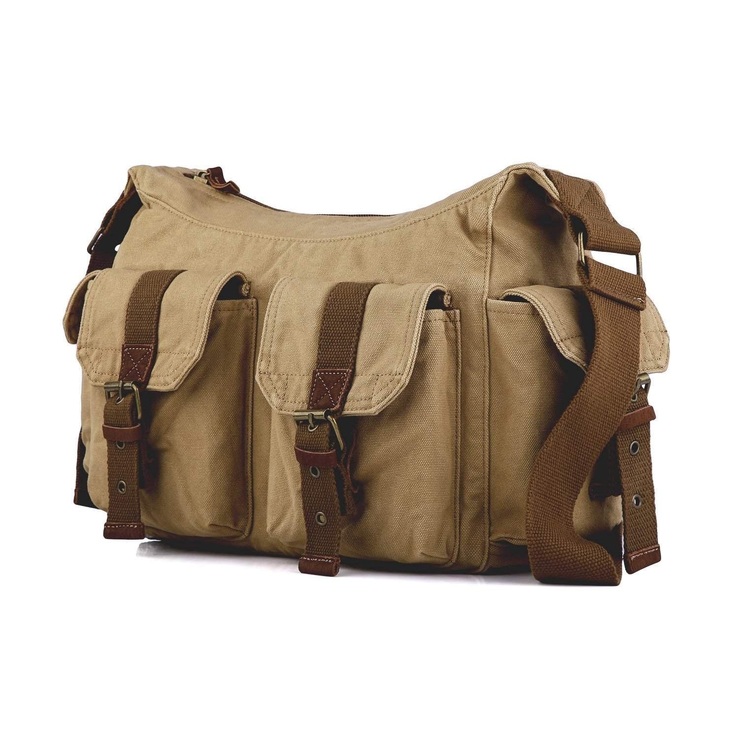 Canvas Messenger Bags #30622 - Gootium