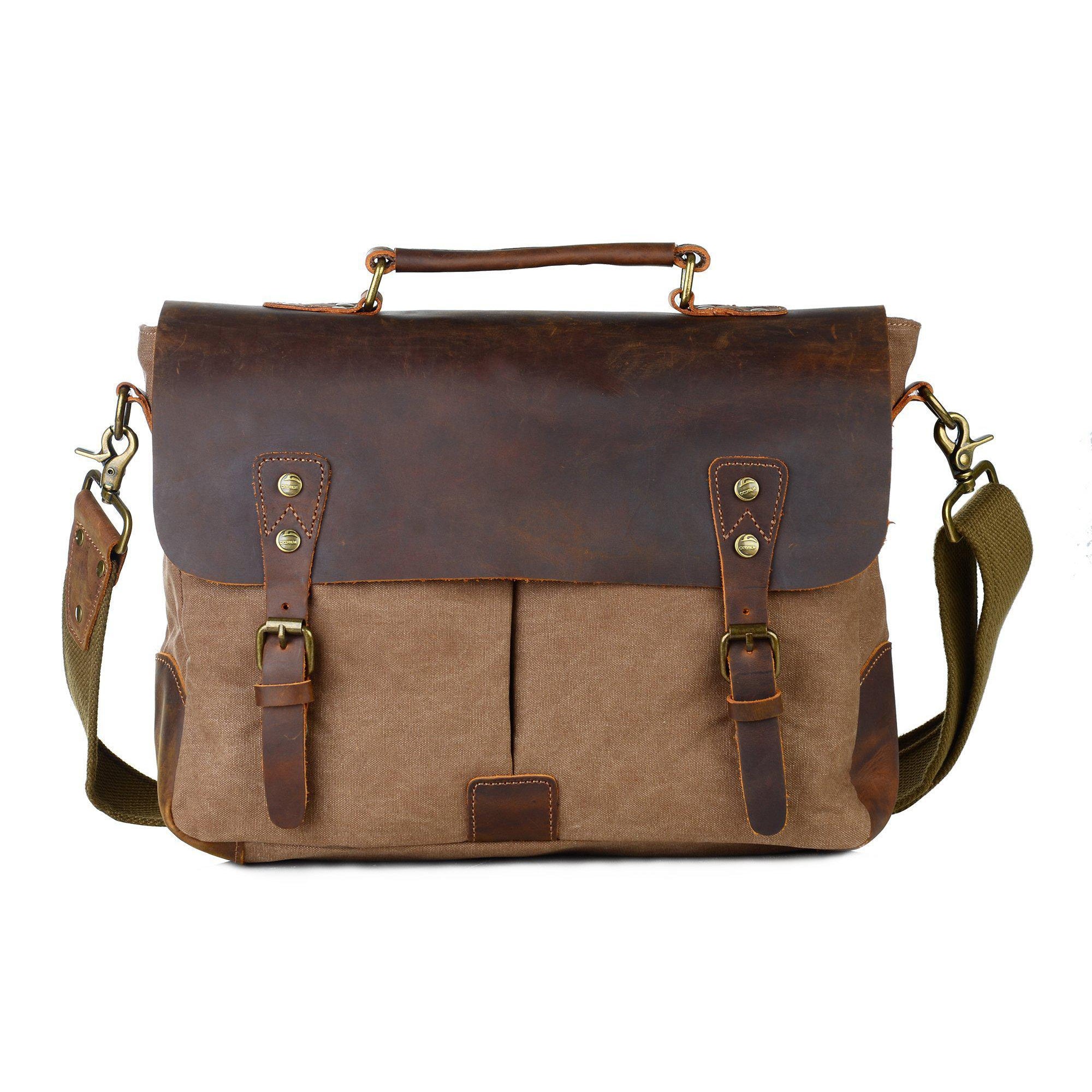 10 Best Canvas Messenger Bag - Gootium