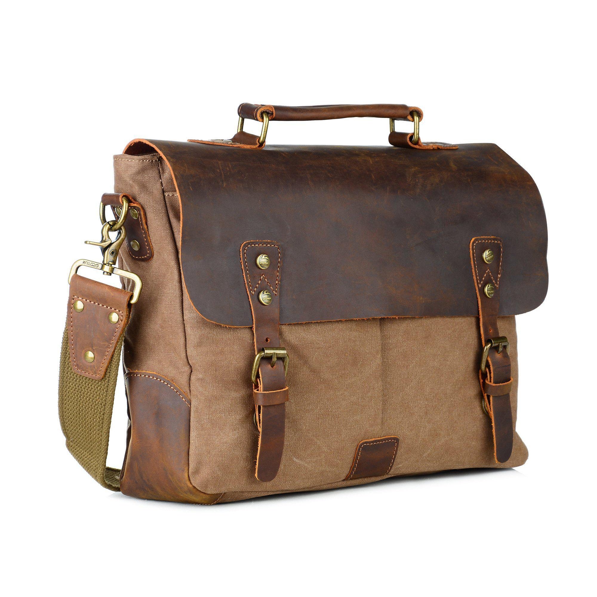 10 Best Canvas Messenger Bag - Gootium