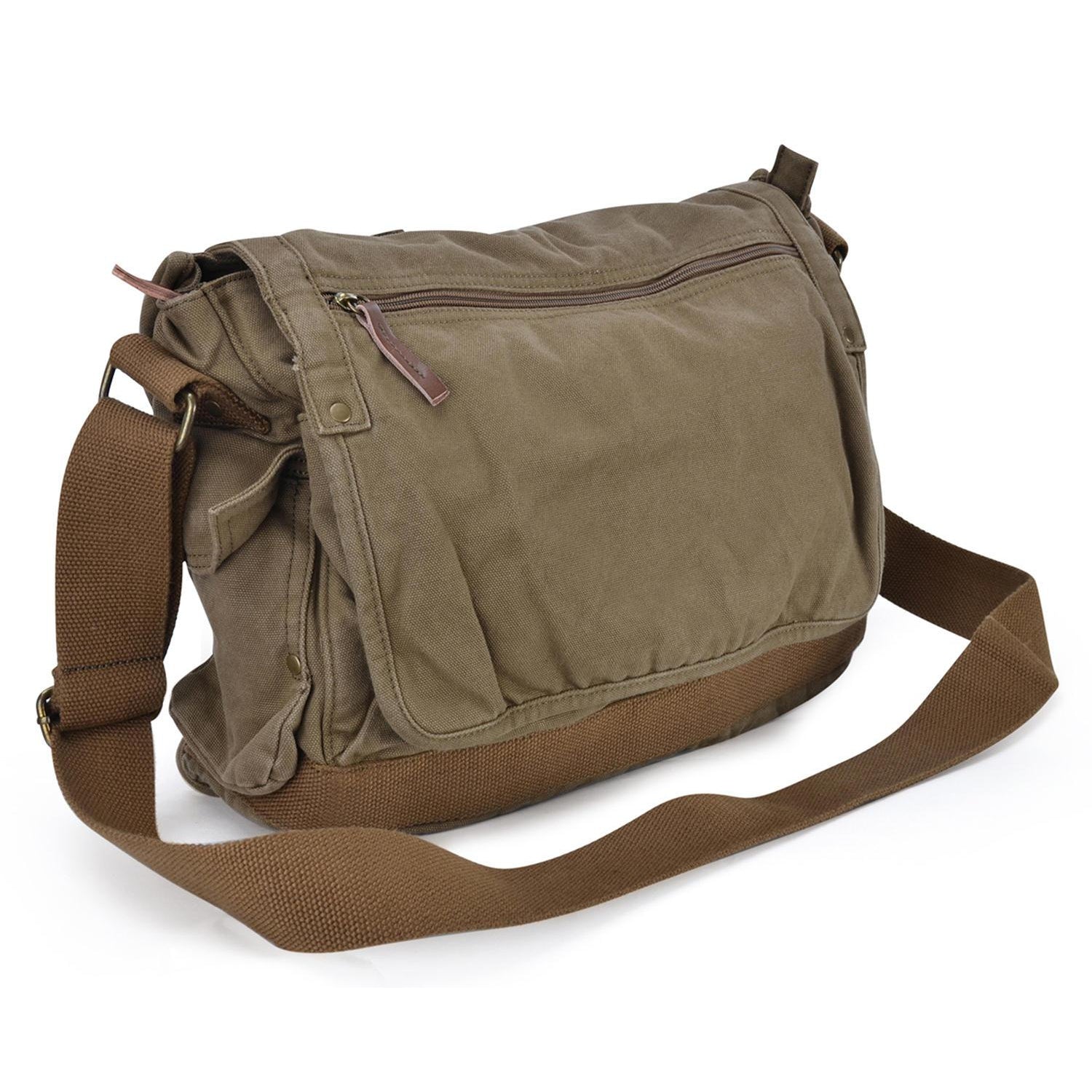 Canvas Messenger Bag #30623 - Gootium