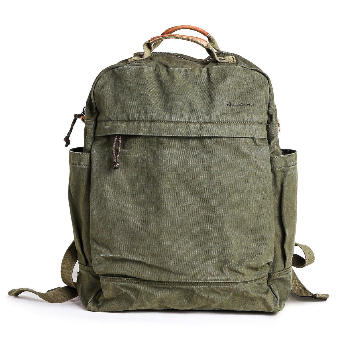  Gootium 21101AMG-S Specially High Density Thick Canvas Backpack  Rucksack, Army Green Size Small : Clothing, Shoes & Jewelry