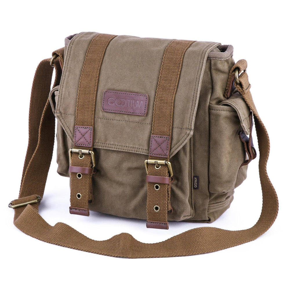 Small Canvas Messenger Bag #40199 - Gootium