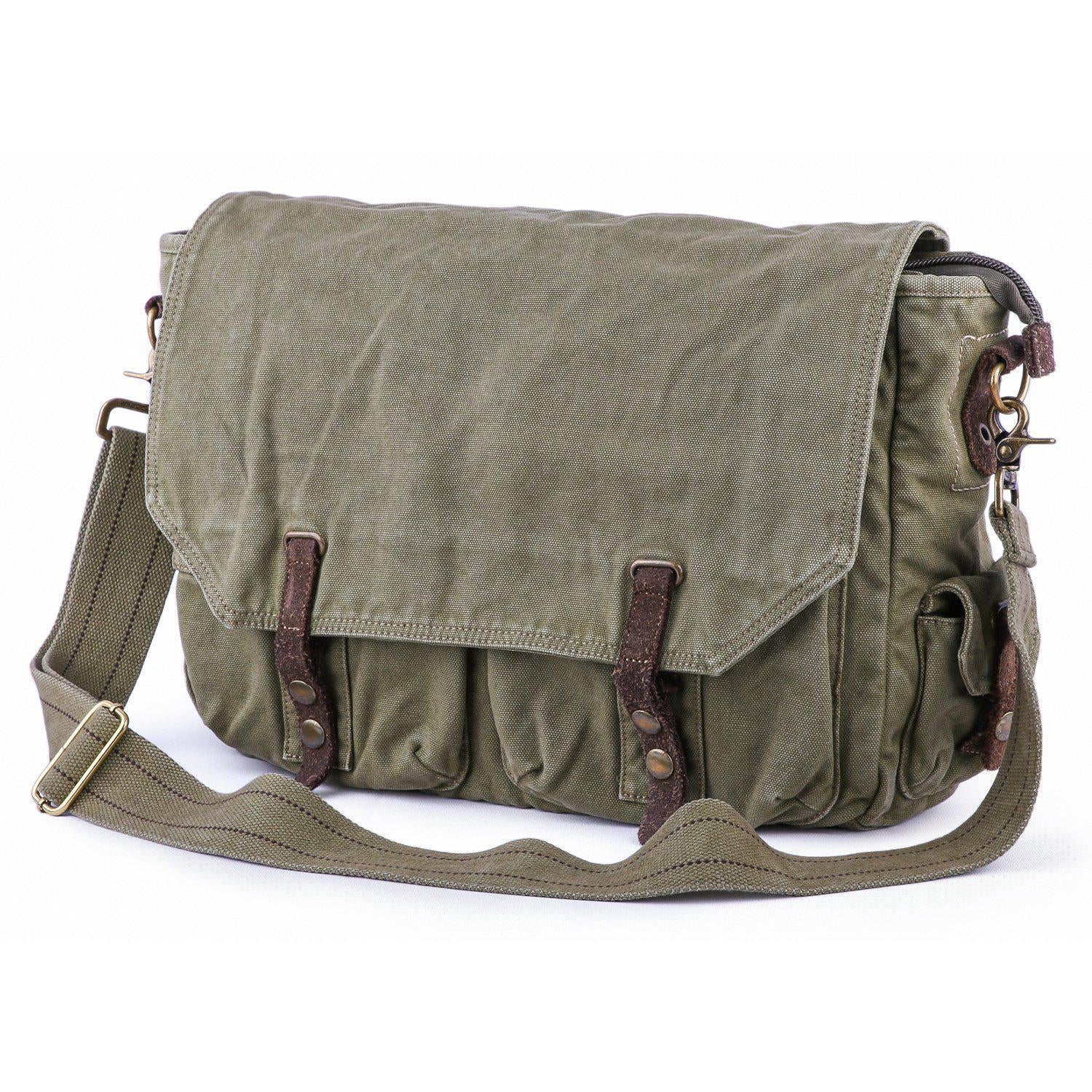 10 Best Canvas Messenger Bag - Gootium