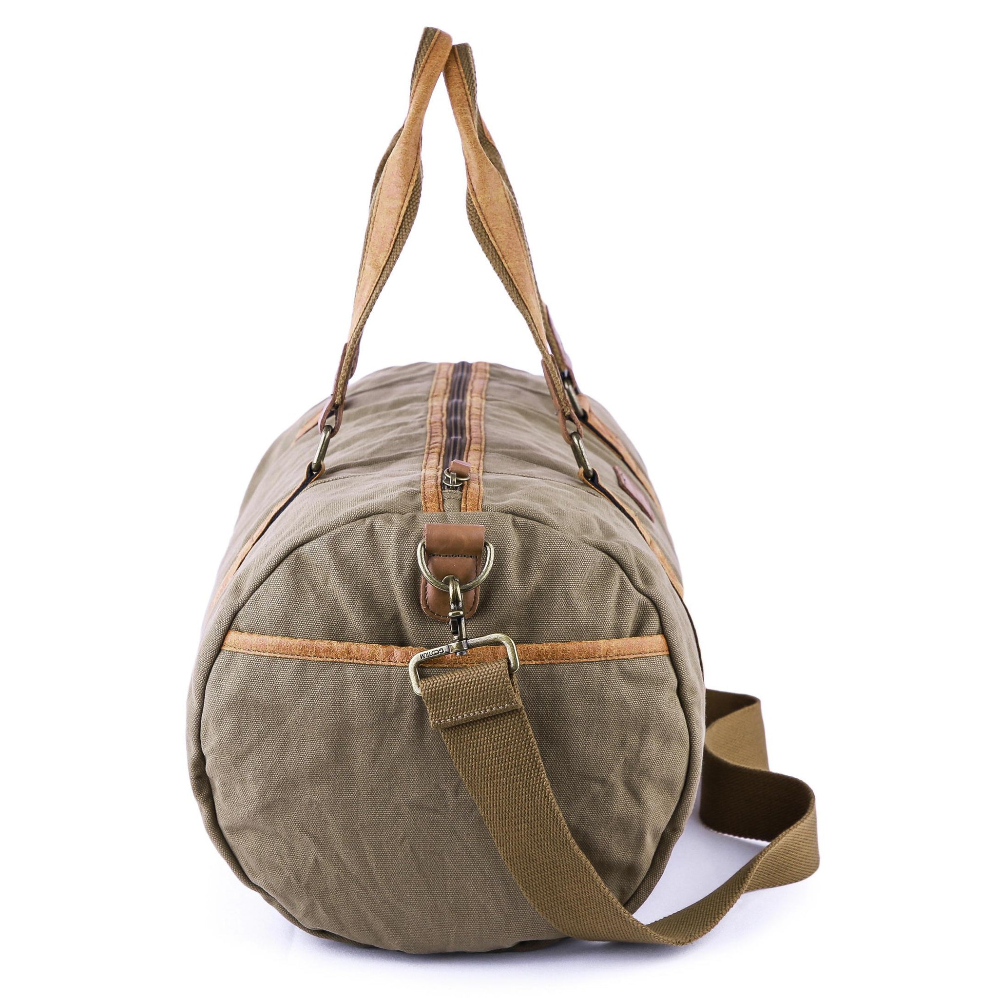 canvas travel duffle bag