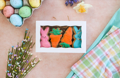 Easter dog treats. Treats for dogs Easter basket. Easter Themed dog treats