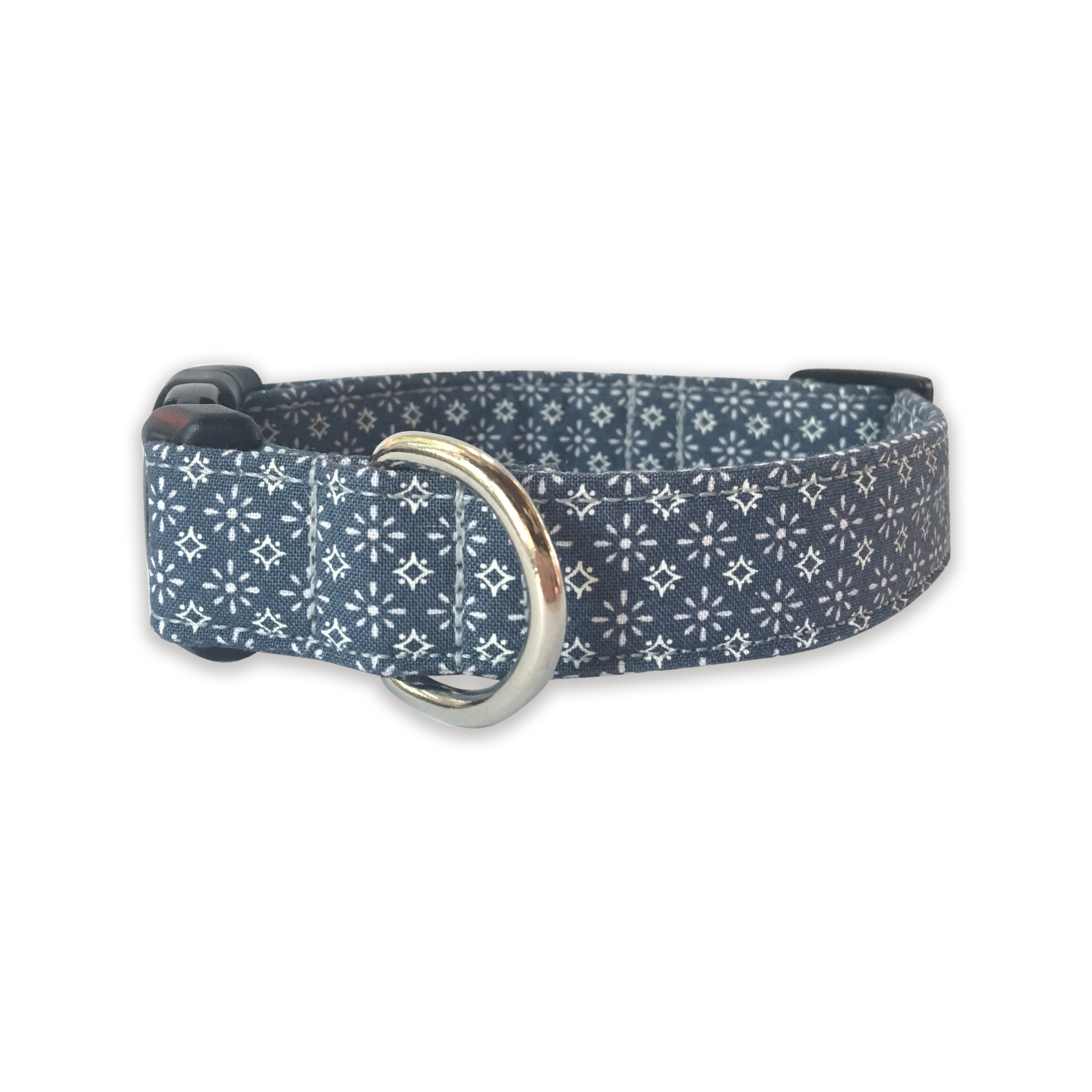 bandana print dog collar