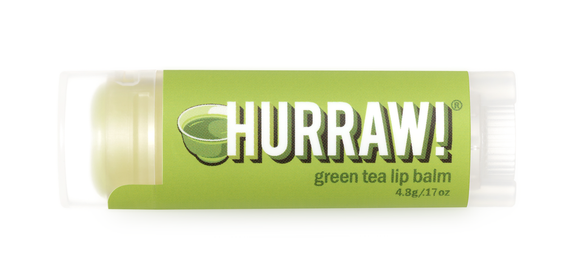 hurraw green tea lip balm