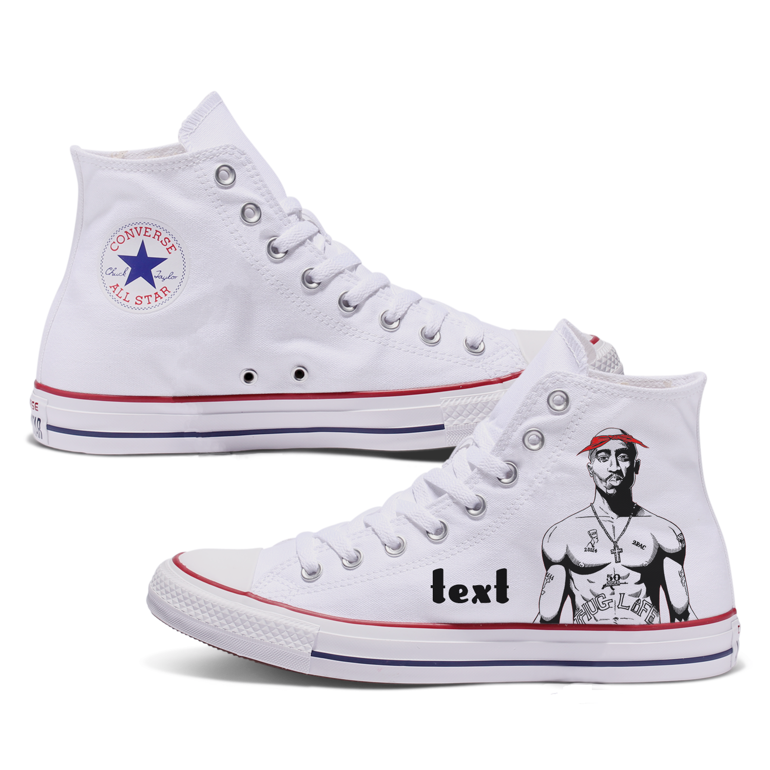 custom converse with photo