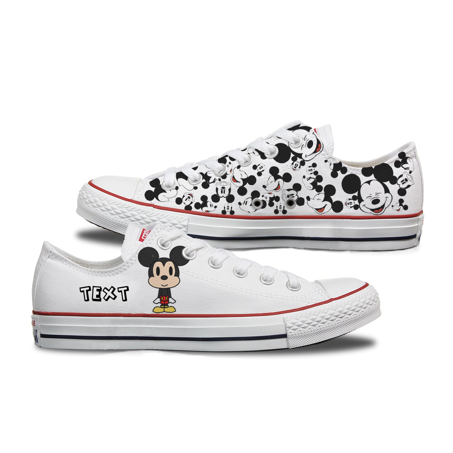 mickey mouse custom shoes