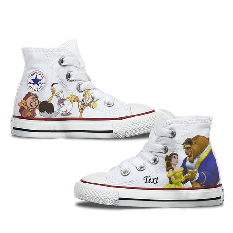 Converse Custom Beauty \u0026 The Beast Kids 