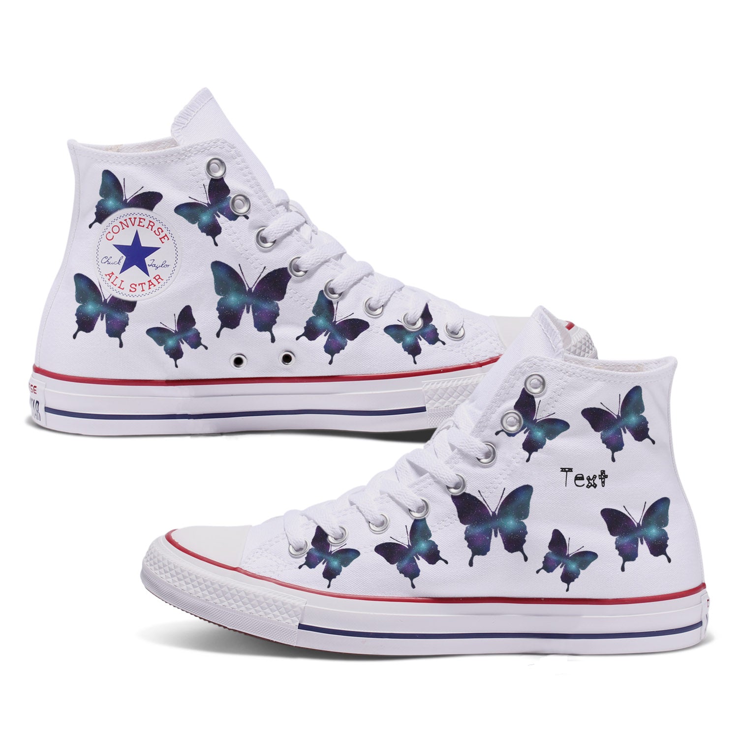 converse butterfly shoes