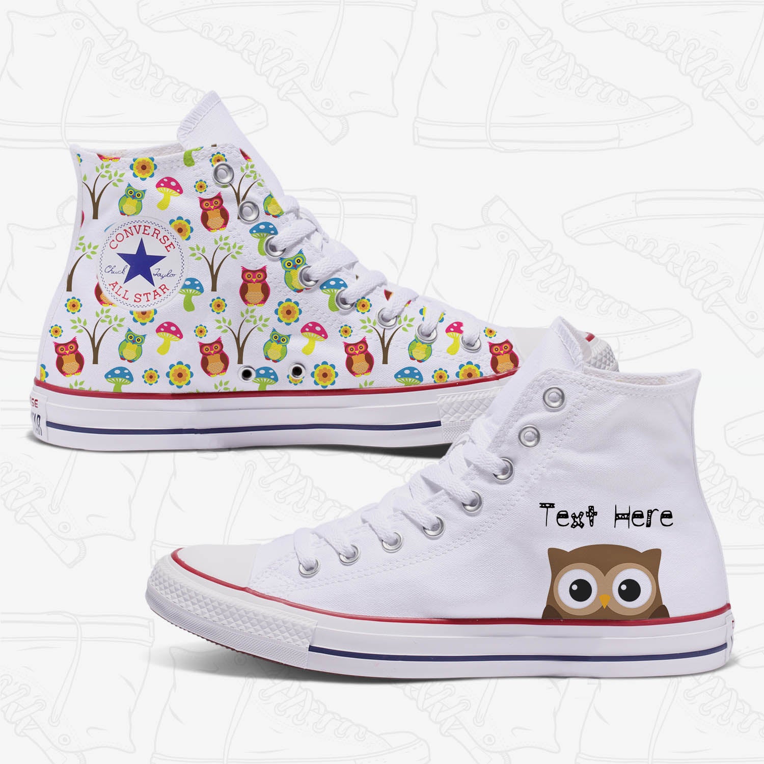 design converse high tops