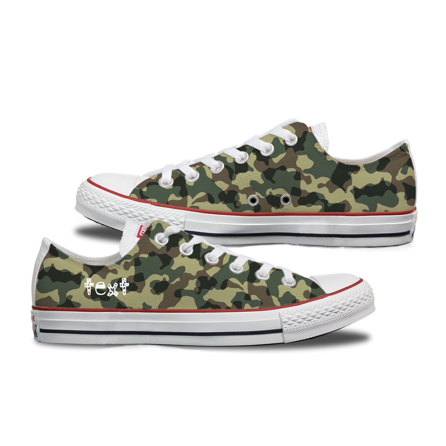 camo converse shoes