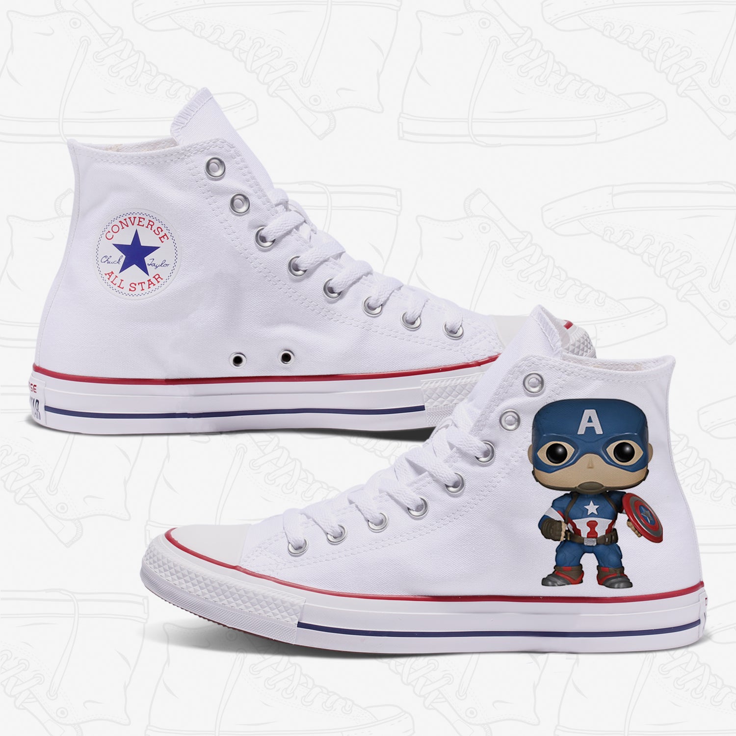 captain america converse