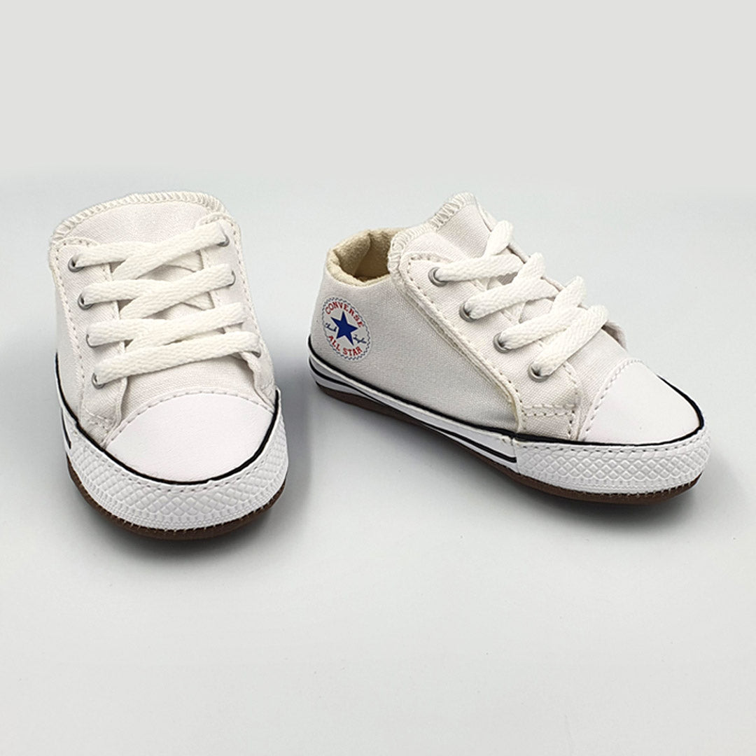 newborn white converse