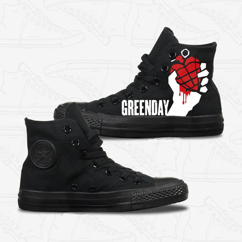 green day converse shoes 