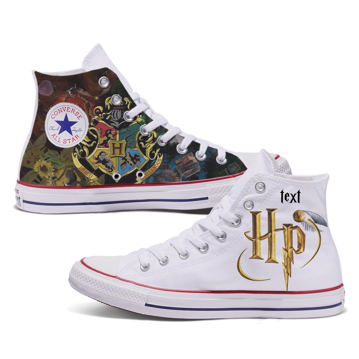harry potter inspired converse