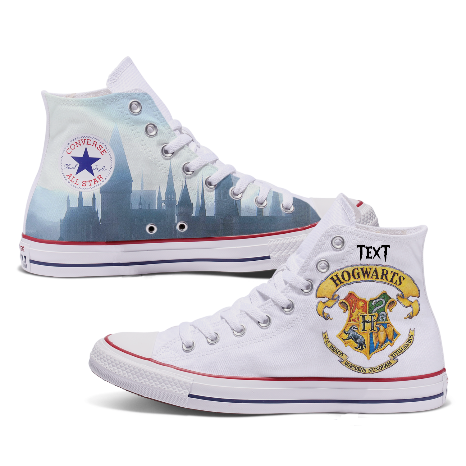 Harry Potter Converse Shoes - Custom 