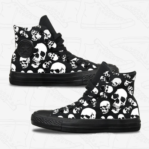 skull converse womens