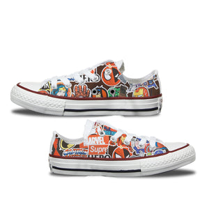 Comic Hero Converse Custom Kids Shoes | Bump - Bump Shoes