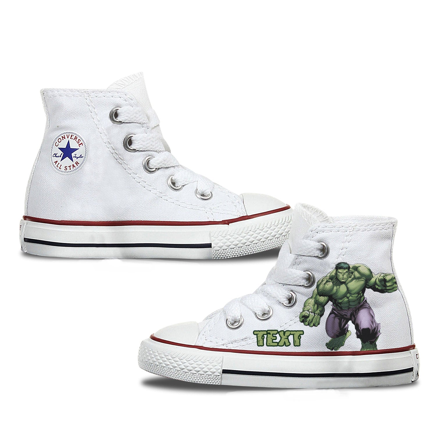 Converse Custom Hulk Kids Shoes | High 