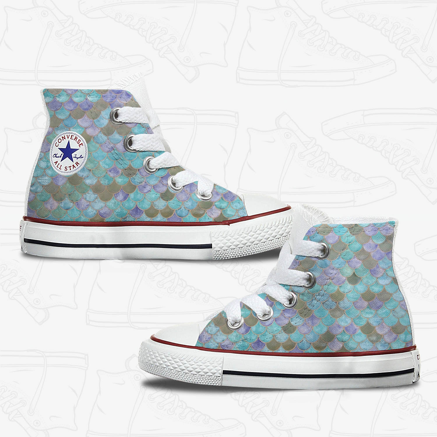 mermaid converse