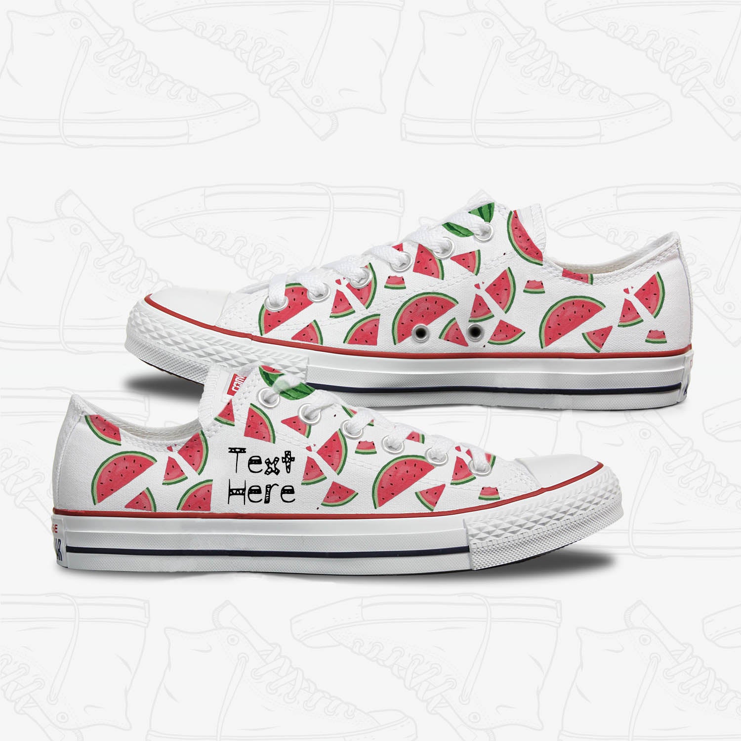 watermelon converse womens